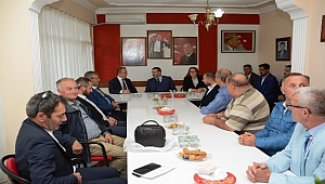 Turan'dan, MHP İl Başkanı Pınar'a ziyaret