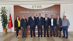 Ukrayna Ankara Büyükelçisi Andrii Sybiha ve Beraberindeki Heyet Çtso Yönetim Kurulunu Ziyaret Etti