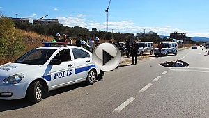 Yola fırlayan engelli oğlunu kurtarmak isterken can verdi