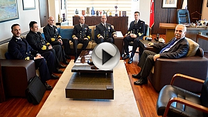 Başkan Gökhan, Tuğamiral Veyisoğlu'nu Ağırladı...