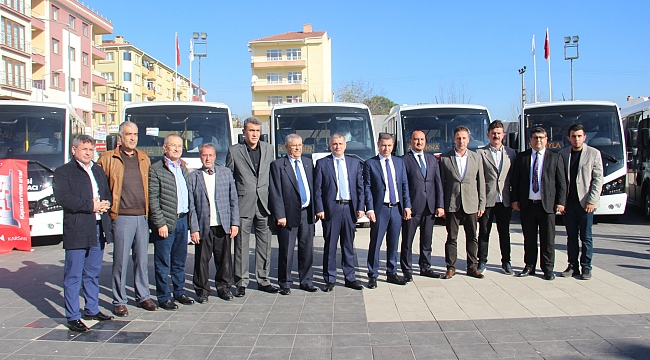 Çan'a 21 adet yeni şehir içi otobüs...