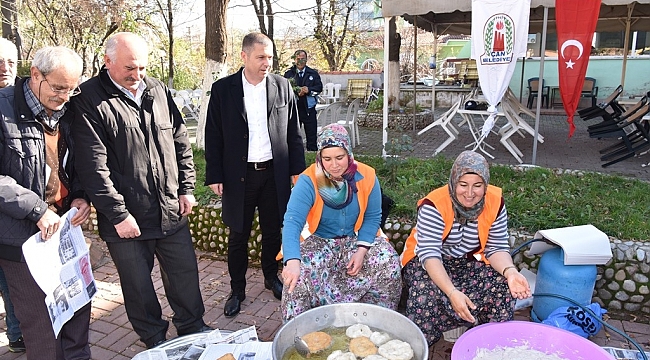  Çan Belediyesi'nden 45 bin gödek ikramı