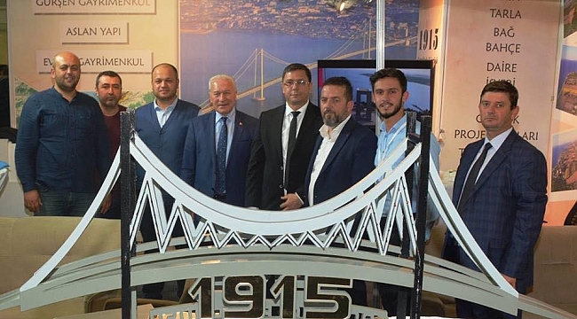  Çanakkale 1915 Köprüsünün maketi ilgi görüyor...