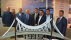  Çanakkale 1915 Köprüsünün maketi ilgi görüyor...