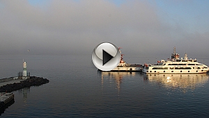 Çanakkale Boğazı'nda sis