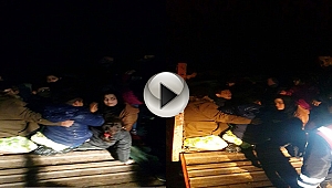 Çanakkale'de 40 kaçak göçmen yakalandı