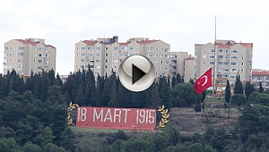 Çanakkale'de bayraklar yarıya indirildi...