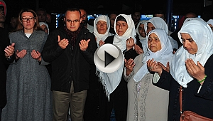 Çanakkaleli umreciler dualarla karşılandı