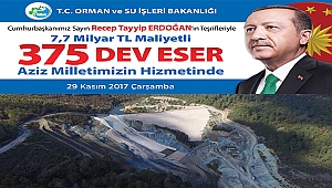 Eserleri Cumhurbaşkanı Recep Tayyip Erdoğan Hizmete Açacak