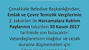 Kentlilerimizin Dikkatine...