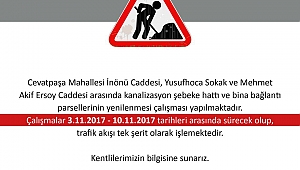 Kentlilerimizin Dikkatine...