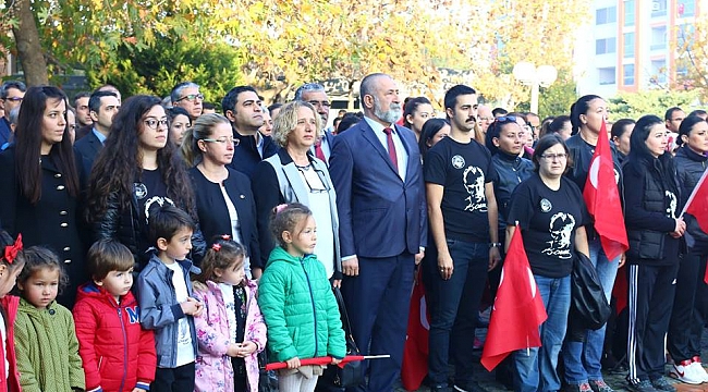 Kepez Belediyesi'nden 10 Kasım Atatürk'ü Anma Töreni...