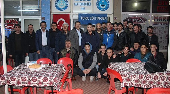 Türk Eğitim-Sen Çan Temsilciliğinden geleneksel pilav...