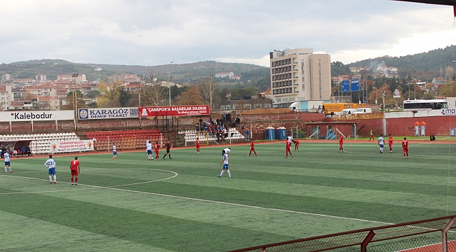 Yeni Çan Spor kendi sahasında Çerkezköy spor'a 2-0 yenildi...