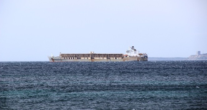 69 bin hayvan yüklü gemi Çanakkale Boğazı'nda eğim tespit edilmesi üzerine demirledi