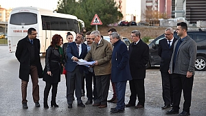 Başkan Gökhan Üniversite Kavşağında İncelemelerde Bulundu...