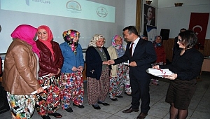 Bayramiç'te çiftçiler sertifika aldı