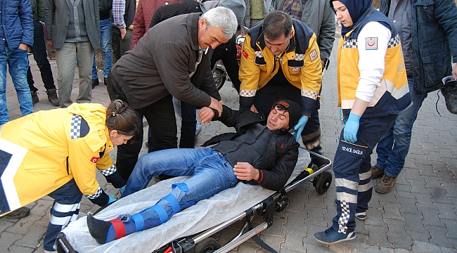 Bayramiç'te trafik kazası: 1 yaralı