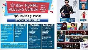 Biga'da indirimli alışveriş heyecanı başlıyor