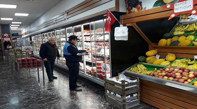 Biga Zabıtası'ndan yılbaşı denetimi