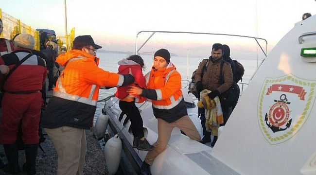 Çanakkale'de 83 kaçak göçmen yakalandı