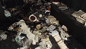 Çanakkale'de Camii Kundaklandı