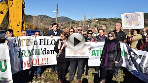 Çanakkale'de çevre eylemi