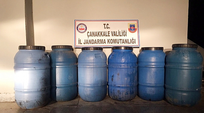Çanakkale'de yılbaşı öncesi kaçak içki operasyonu