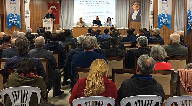 Çanakkale Kent Konseyi Genel Kurul toplantısı yapıldı
