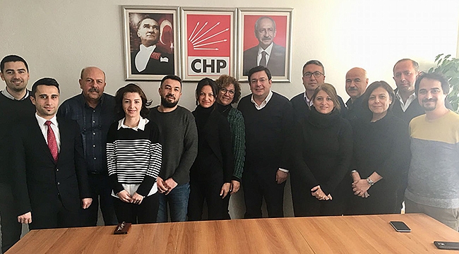 Chp'li Erkek'ten İlçe Başkanlarına hayırlı olsun ziyaretleri