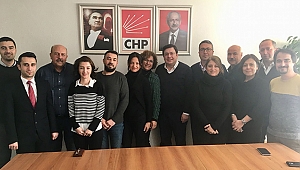 Chp'li Erkek'ten İlçe Başkanlarına hayırlı olsun ziyaretleri