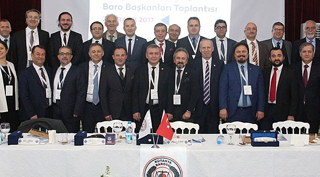 Genişletilmiş Ege-Marmara Bölgesi Baro Başkanları Toplantısı Kütahya'da Yapıldı