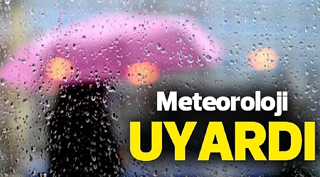 Meteoroloji Uyardı ! Çanakkale'ye 3 Gün Yağmur