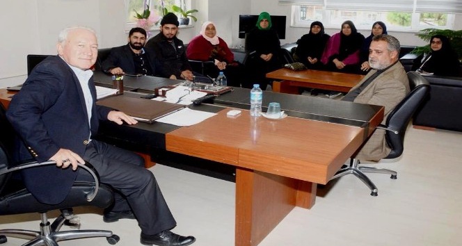 Umre sonrası Başkan Yılmaz'a ziyaret