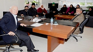 Umre sonrası Başkan Yılmaz'a ziyaret