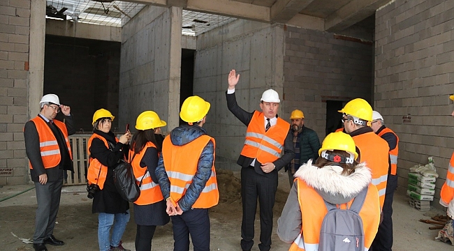 Başkan Işık, 22 milyon liralık üç büyük projeyi gezdirdi