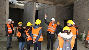 Başkan Işık, 22 milyon liralık üç büyük projeyi gezdirdi