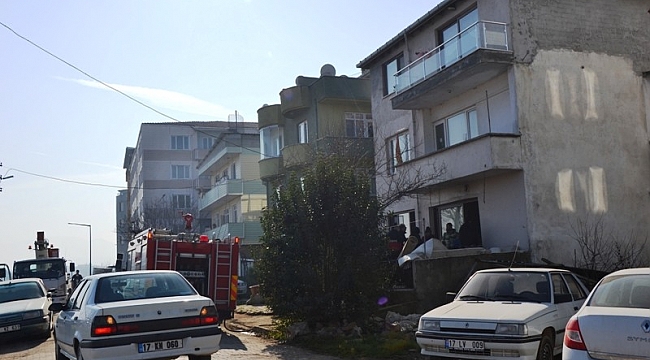 Biga'da ev yangını
