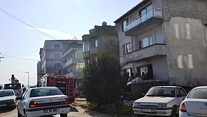 Biga'da ev yangını
