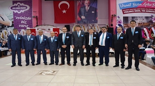 Biga Şoförler ve Otomobilciler Esnaf Odası Başkanlığı seçimlerini, Sait Tanur kazandı