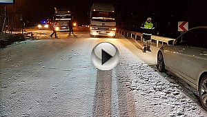 Çanakkale-Balıkesir karayolu trafiğe kapandı