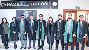 Çanakkale Barosu'nda Ruhsat Töreni Heyecanı