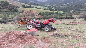 Çanakkale'de traktör devrildi: 1 ölü, 1 yaralı