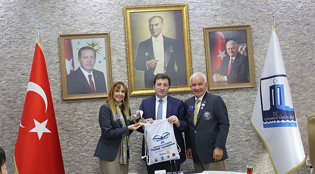 Çanakkale Rotary Kulübünden Vali Orhan Tavlı'ya Ziyaret