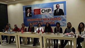 Chp Çan İlçe Kadın Kolları Seçimi Yapıldı