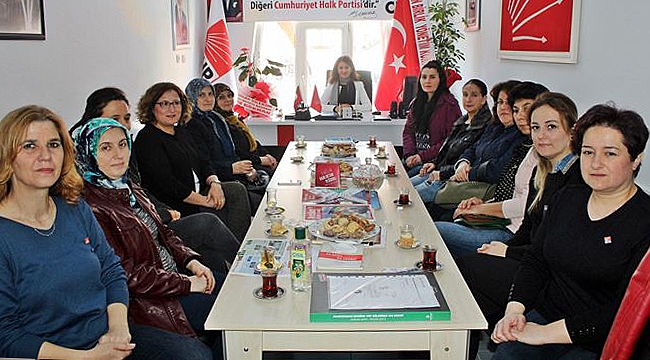 CHP Çan İlçe Kadın Kollarından çay saati