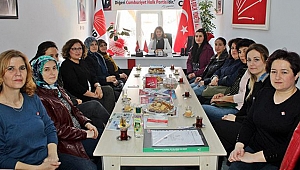 CHP Çan İlçe Kadın Kollarından çay saati