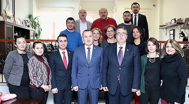 CHP Merkez İlçe yönetiminden Baro'ya ziyaret