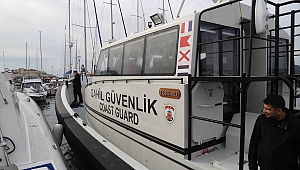 Gökçeada'ya Yeni Sahil Güvenlik Arama Kurtarma Botu