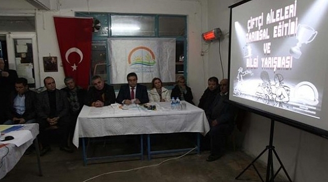'Kuzu, Oğlak ve Buzağı Ölümlerinin Önlenmesi, Tarım Sigortaları ve Organik Zeytin Yetiştiriciliği' toplantısı